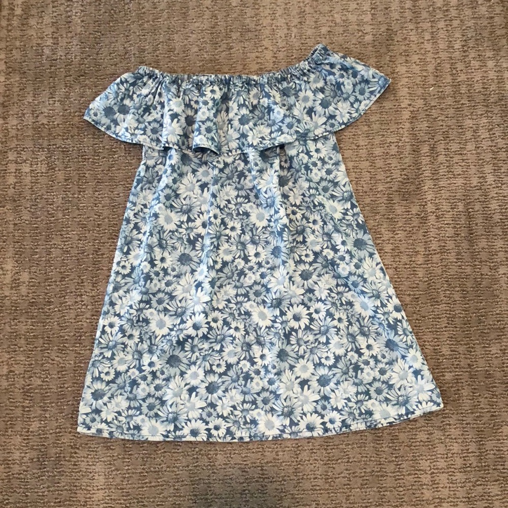 Blue daisy dress